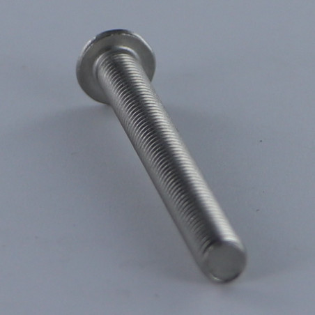 1 x Tornillo metales cabeza abombada TORX T8 M2.5X8 roscado total Inoxidable A2 microtornillo