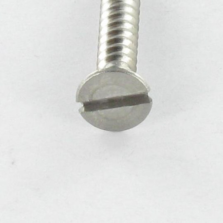 1 x Tornillo madera aglomerado cabeza fresada/testa svasat ranura 4X25 Inoxidable A2