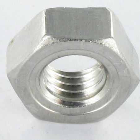 1 x Tuerca hexagonal para soldar Inoxidable A2 M4