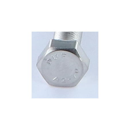1 x Tornillo metales cabeza hexagonal M8X50 paso fino paso de 100 Inoxidable A2