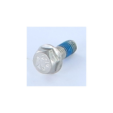 1 x Tornillo metales cabeza hexagonal resalto liso M5X12 Inoxidable A2 Freno rosca