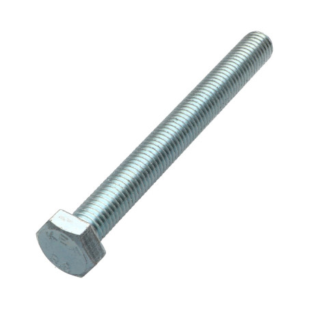 1 x Tornillo metales cabeza hexagonal M14X120 Clase 8.8 Acero cincado blanco