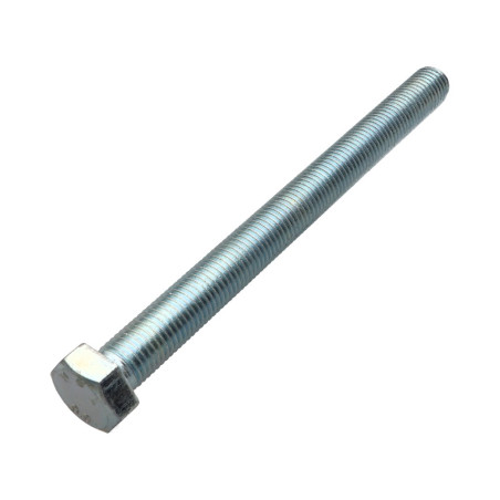 1 x Tornillo metales cabeza hexagonal M20X180 Clase 8.8 Acero cincado blanco