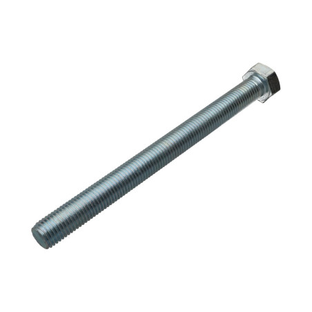1 x Tornillo metales cabeza hexagonal M16X180 Clase 8.8 Acero cincado blanco