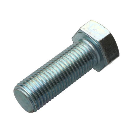 1 x Tornillo metales cabeza hexagonal M24X50 Clase 8.8 Acero cincado blanco