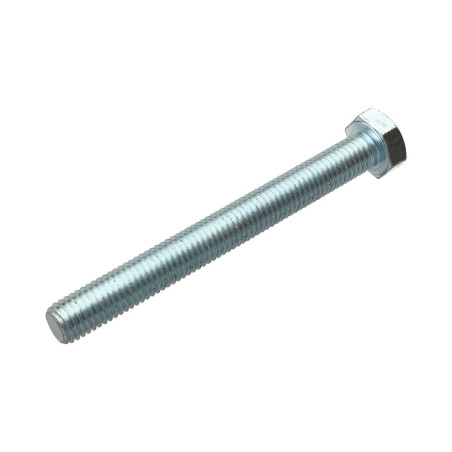1 x Tornillo metales cabeza hexagonal M12X120 Clase 8.8 Acero cincado blanco