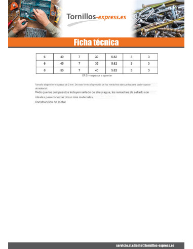 1 x Remache macizo cabeza fresada/testa svasat...