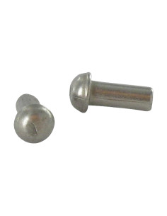 Remache macizo cabeza redonda Inoxidable A2 5X30