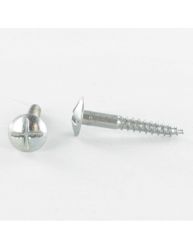 1 x Tornillo Lacroix Acero cincado blanco 3.5X25