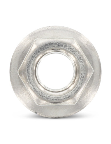 1 x Tuerca hexagonal M10 cautivo 22 Inoxidable A2