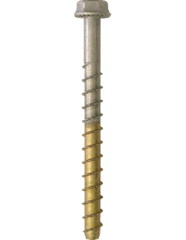 1 x Tornillo Hormigón Bimetal Inoxidable A4...