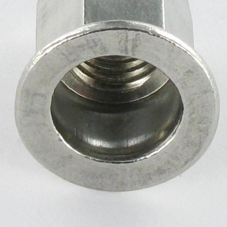 1 x Tuerca remachable Inox cabeza plana hexagonal M4X11 INPTH 20