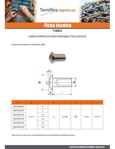 1 x Tornillo VENTANA cabeza abombada ranura...