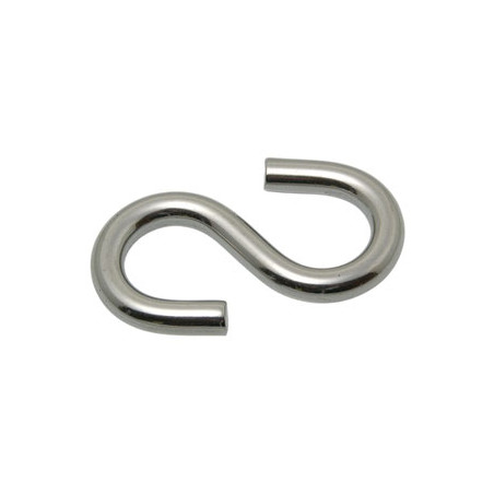 1 x Gancho simétrico 3X25 Inoxidable A4