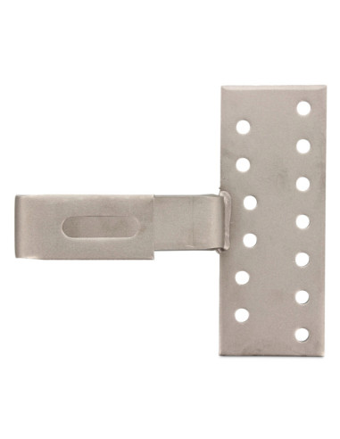 1 x Gancho para panel solar 180X70X6 Inoxidable A2