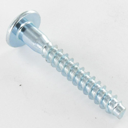 1 x Tornillo autotaladrante confirmat cabeza redonda ancha hexagonal hueco 7X70 Acero cincado blanco