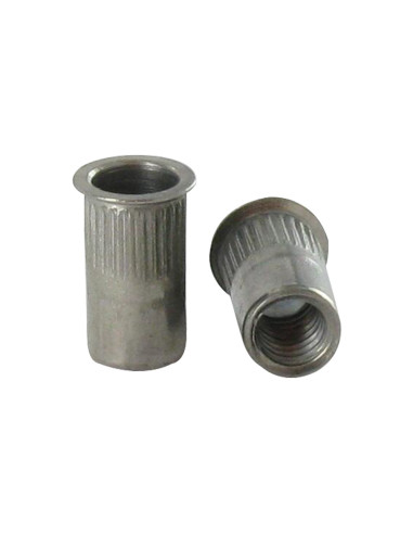 1 x Tuercas Remachables hexagonal M5 7X12 Acero...