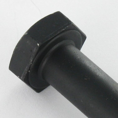 1 x Cuerpo de perno roscado parcial cabeza hexagonal M10X45 Clase 8.8 paso fino paso de 125 Acero bruto