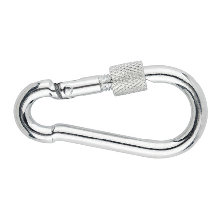 1 x Mosquetón diámetro Cable 20 Acero cincado blanco