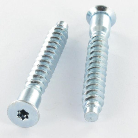 1 x Tornillo autotaladrante confirmat cabeza fresada/testa svasat TORX 7X50 SS dentado Acero cincado blanco TORX T20