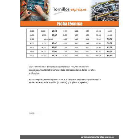 1 x Arandela plano M39X75X6 M Inoxidable A4