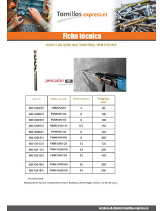 Fischer broca MATERIALES MULTIMÉTRICOS 8/80/120 2