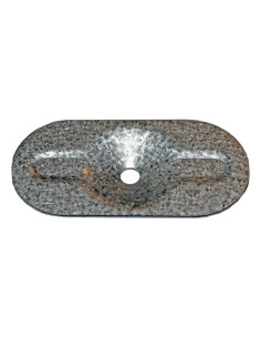 Arandela OVAL Fijación AISLANTE 82X405.5X1 Acero cincado