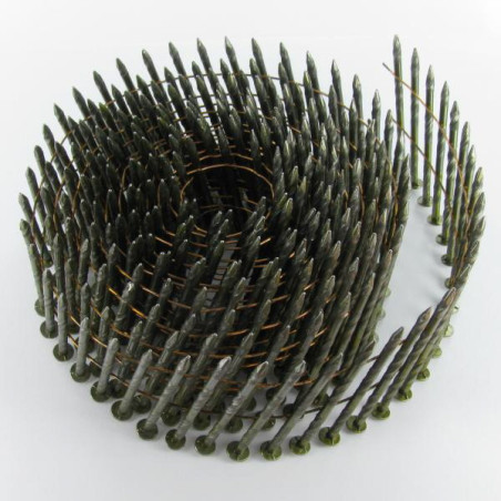 1 x Vendidas en rollo de 250 Punta Acero bruto EQUIVOCADO cabeza plana 2.5X60