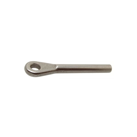 1 x Punta con remachable con ojo Inoxidable A4 diámetro 5