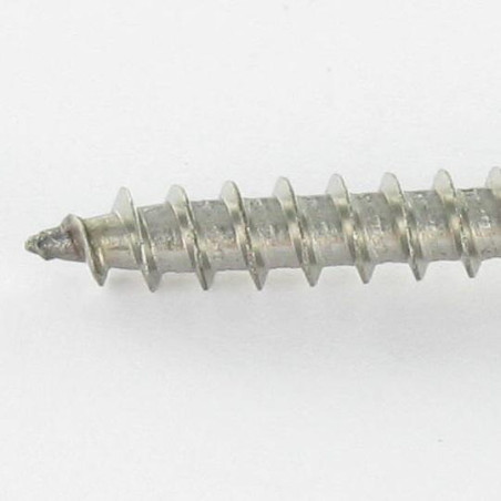 1 x Tornillo madera aglomerado cabeza fresada/testa svasat Pozi PZ4 5X90 roscado total Inoxidable A4