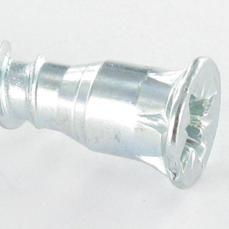 1 x Tornillo autotaladrante confirmat cabeza fresada/testa svasat Pozi PZ5 7X50 dentado Acero cincado blanco con