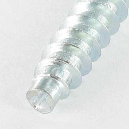 1 x Tornillo autotaladrante confirmat cabeza fresada/testa svasat Pozi PZ5 7X50 dentado Acero cincado blanco con