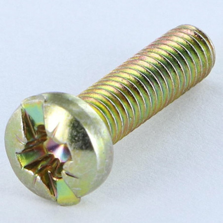 1 x Tornillo metales cabeza cilíndrica abombada Pozi ranura M4X16 diámetro de cabeza: 7 Bicromato