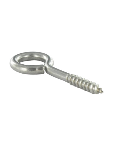 1 x Tornillo de ojo madera 4X30 longitud total...