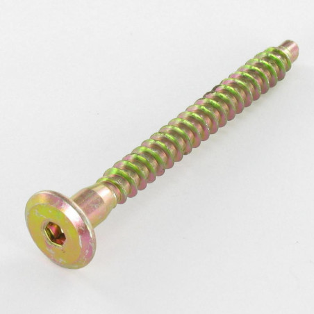 1 x Tornillo autotaladrante confirmat cabeza redonda ancha hexagonal hueco 7X40 Bicromato