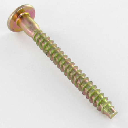1 x Tornillo autotaladrante confirmat cabeza redonda ancha hexagonal hueco 7X40 Bicromato