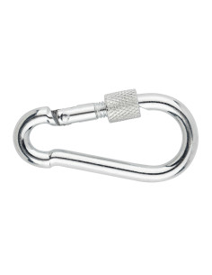 Mosquetón diámetro Cable 15 Acero cincado blanco