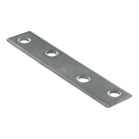 1 x Placa de CONEXIÓN ANGOSTO Acero cincado blanco 18X175