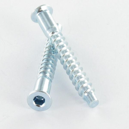 1 x Tornillo autotaladrante confirmat cabeza fresada/testa svasat hexagonal hueco 6.3X50 rosca chapa SS dentado Acero