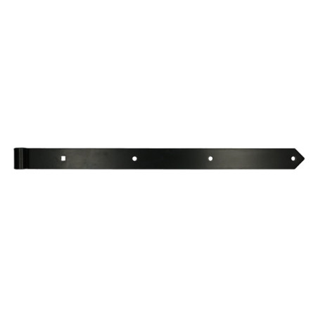 1 x Bisagra de banda puntiaguda para contraventanas abatibles 18X250 Acero cincado negro