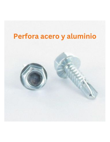 1 x Tornillo autoperforante cabeza hexagonal...