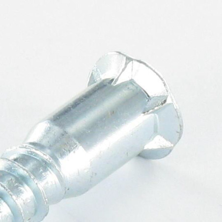 1 x Tornillo autotaladrante confirmat cabeza fresada/testa svasat hexagonal hueco 7X50 Rosca aglomerado dentado Acero
