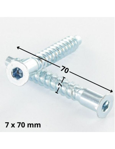 1 x Tornillo autotaladrante confirmat cabeza...