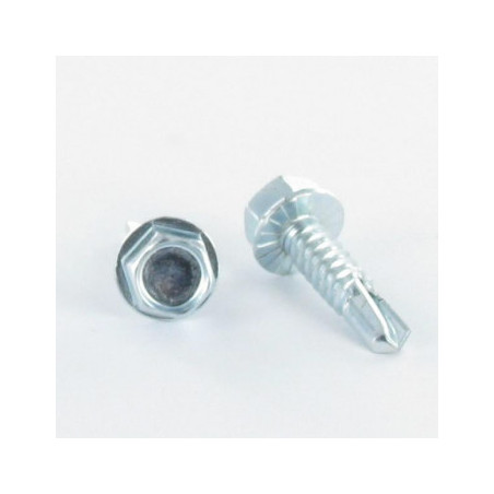 1 x Tornillo autoperforante cabeza hexagonal 4.8X19 Inoxidable AISI 410