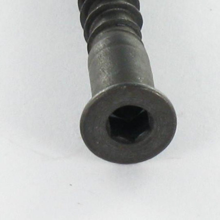 1 x Tornillo autotaladrante confirmat cabeza fresada/testa svasat hexagonal hueco 7X70 rosca chapa SS dentado Acero