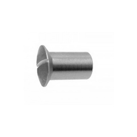 1 x Tornillo VENTANA cabeza fresada abombada ranura M8X10 10X15 diámetro de cabeza: 15 Inoxidable A2