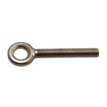 1 x Tornillo de ojo para tensor ojo 17 Inoxidable A2 12X74