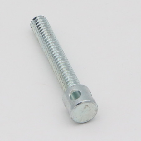 1 x Tornillo de ensamblaje lit Acero cincado blanco M7X50 cabeza 4TRO