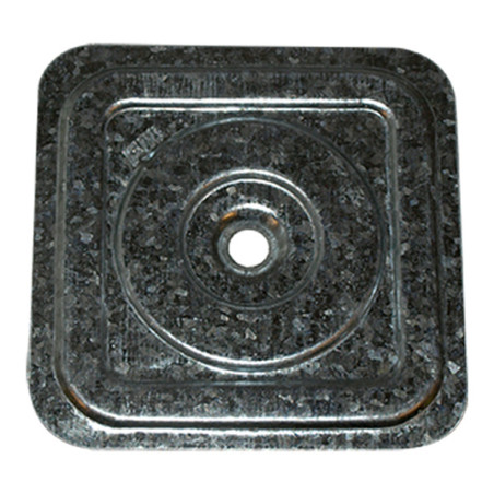 1 x Arandela cuadrada Fijación AISLAMIENTO 6X64 Acero cincado blanco