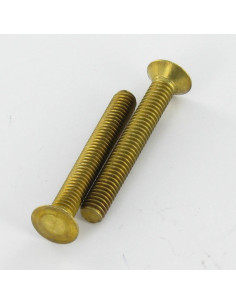Tornillo metales Latón cabeza fresada/testa svasat sin...